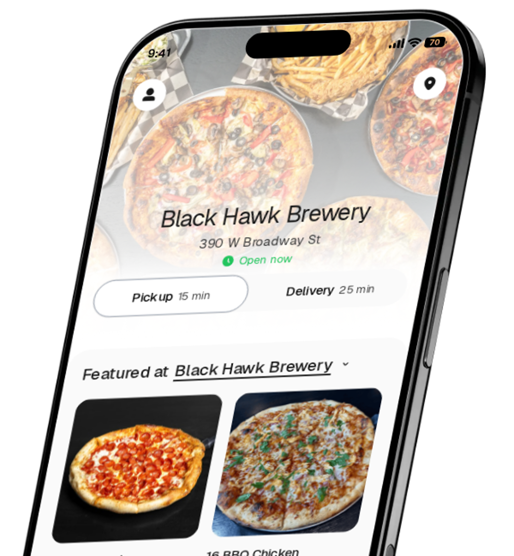 Black Hawk Brewery app preview
