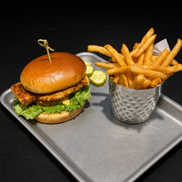 Blackened Chicken Sandwich.
