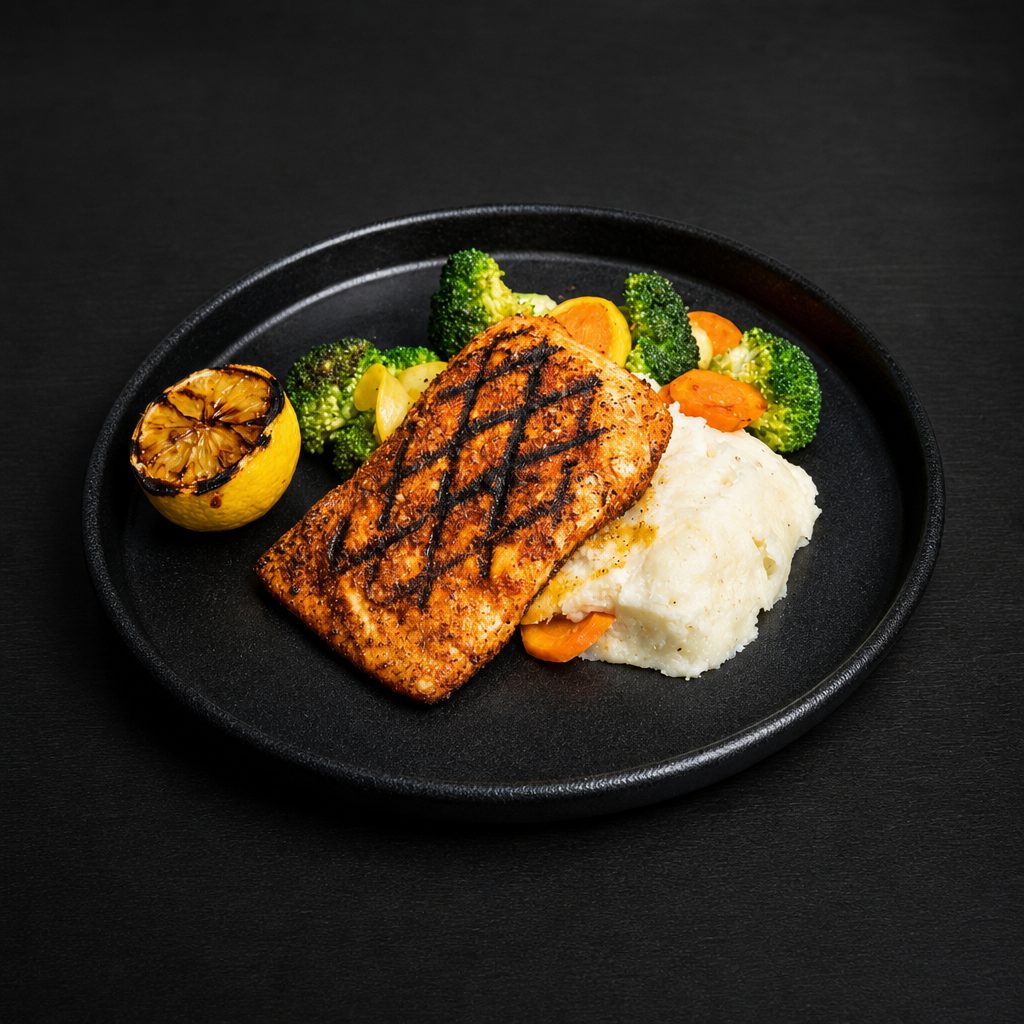 Blackened Salmon.