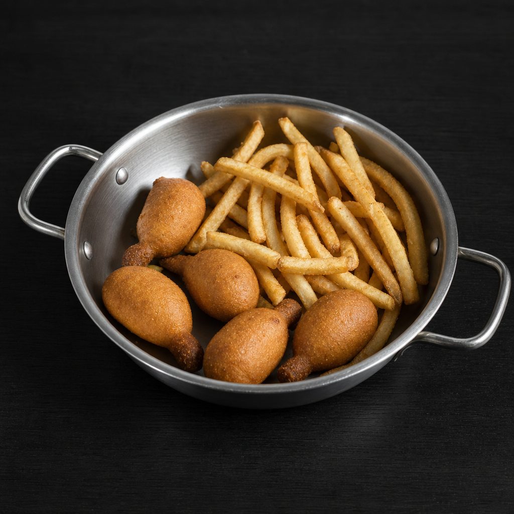 Kids Corn Dogs.