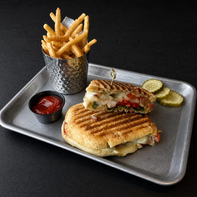 Pesto Chicken Panini.