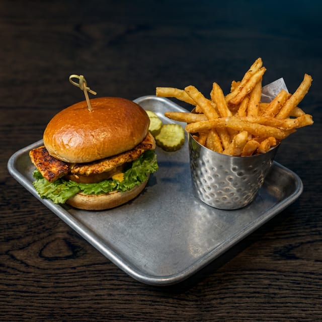 Blackened Chicken Sandwich.