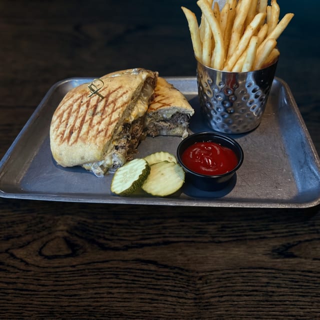 Brisket Grilled Cheese Panini.