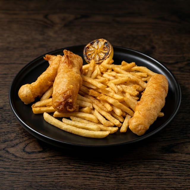 Fish and Chips.