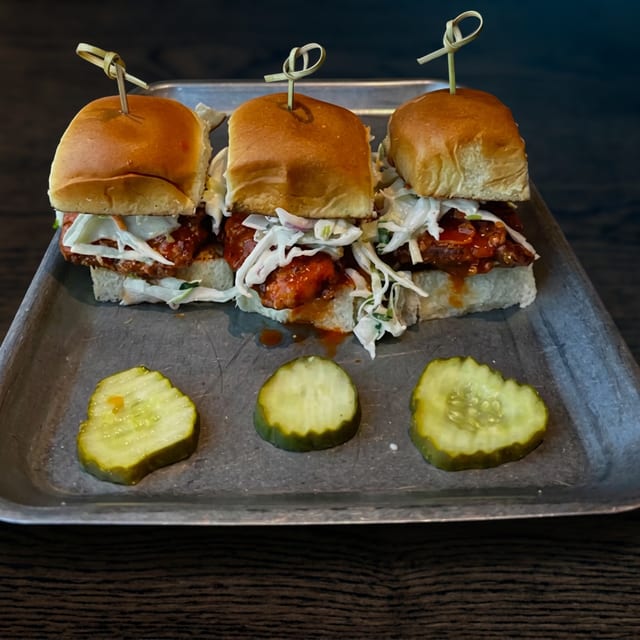 Crispy Chicken Sliders.