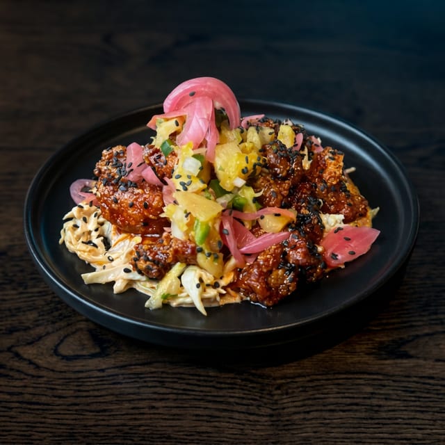 Sweet & Spicy Chicken Bites.
